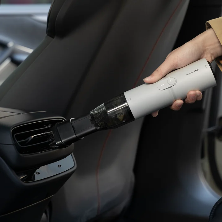 HOTO 4-in-1 Portable Mini Cordless Air Duster & Vacuum | Blow, Vacuum, Inflate & Deflate | Rechargeable High-Power Cleaner for Keyboard, Camera, Car & Home (HOE0018US-S / QWCXA001)