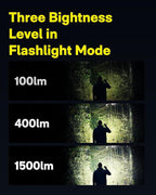 HOTO LED Flashlight High Lumens, Rechargeable Tactical Flashlight Super Bright, IP68 Waterproof(HOE0010GL/ QWSDT005)