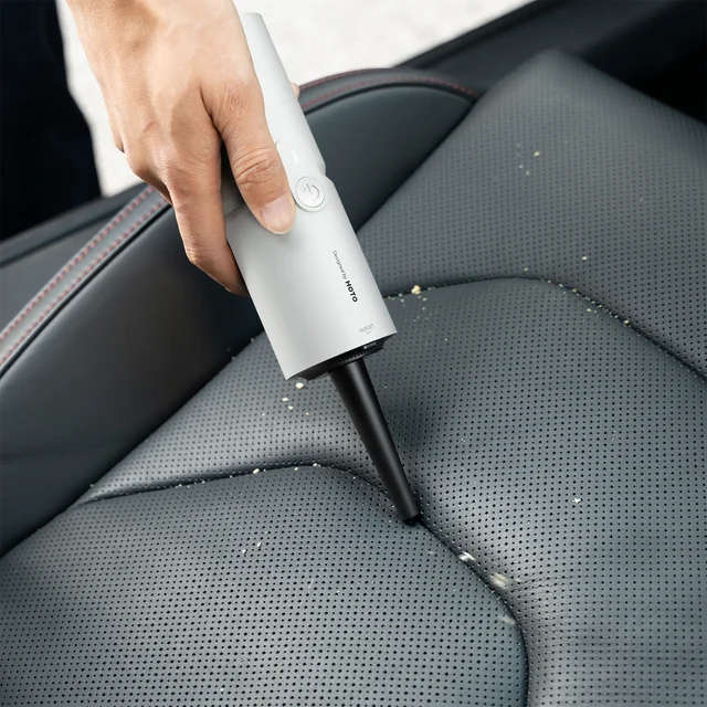 HOTO 4-in-1 Portable Mini Cordless Air Duster & Vacuum | Blow, Vacuum, Inflate & Deflate | Rechargeable High-Power Cleaner for Keyboard, Camera, Car & Home (HOE0018US-S / QWCXA001)