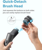 HOTO Replacement Brush Heads for Electric Spin Scrubber | Multi-Surface Cleaning Brushes | Durable & Easy to Replace | For Kitchen, Bathroom, Tiles & Grout (HFE0009GL / QWFGJ005)