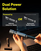 HOTO LED Flashlight High Lumens, Rechargeable Tactical Flashlight Super Bright, IP68 Waterproof(HOE0010GL/ QWSDT005)