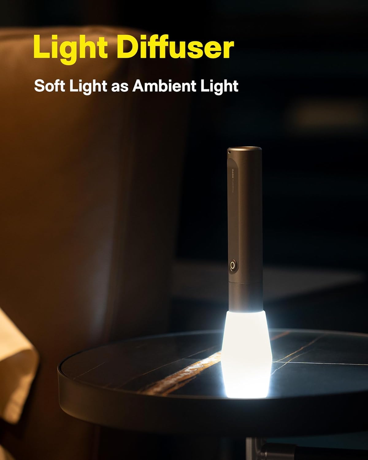 HOTO Rechargeable LED Flashlight 280 Lumens IP55 Waterproof Dustproof Suitable for Camping (QWSDT003)