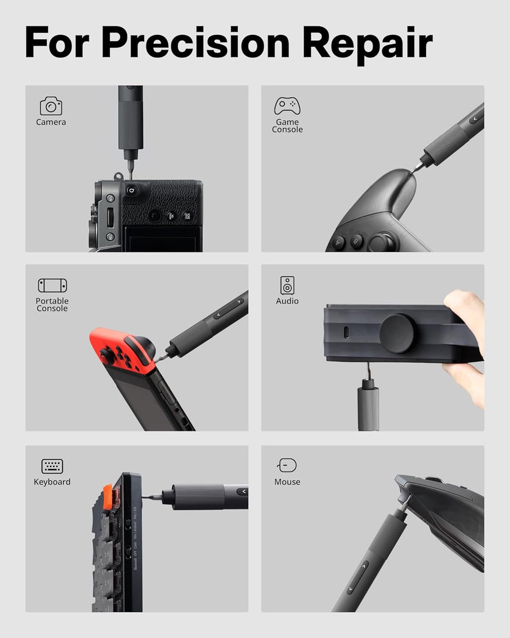 HOTO Precision Screwdriver ADV Set | 48-in-1 Magnetic Bits, Aluminum Alloy Body, Rotating Cap | Professional Repair Tool Kit for Mobile, Laptop, Watches & Electronics - Hoto India