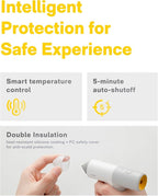 HOTO Lithium Glue Gun, Cordless Rechargeable Hot Melt Glue Gun with Fast Heating & Precision Nozzle | DIY, Crafts & Home Repair Tool (HTE0003GL / QWRJQ001)