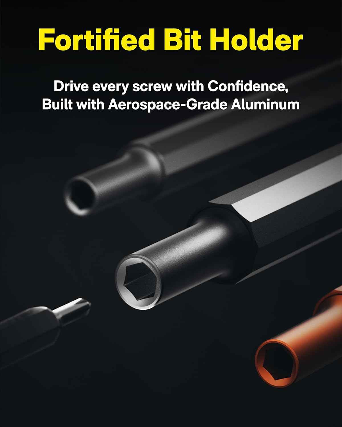 HOTO 5 in 1 Multitool Mini Screwdriver Set, Lightweight Pocket Screwdriver for Eyeglasses & Electronics, Magnetic Bits, Compact EDC Precision Set for Portable Repairs (SILVER)