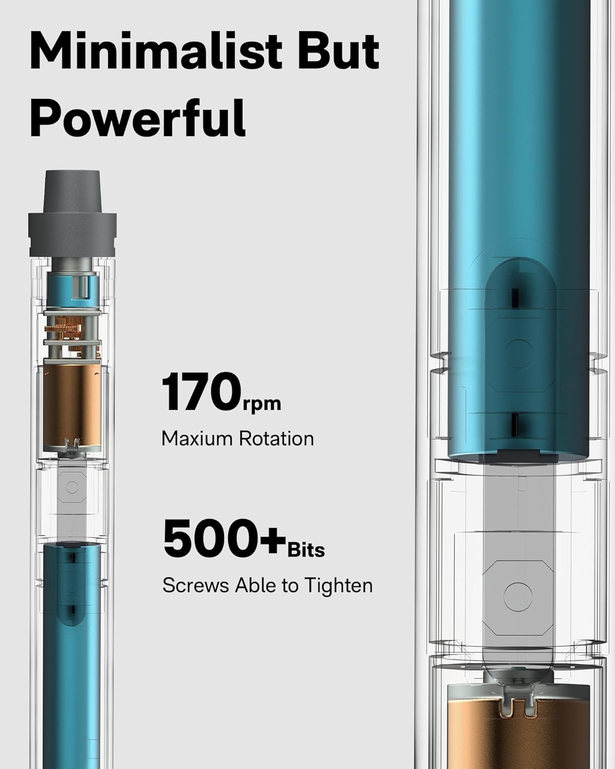 HOTO Electric Precision Screwdriver Set QWLSD010 | 170 RPM Cordless Driver, 25 S2-Steel Bits, USB-C Recharge, Magnetic Case | Ideal for Phones, Laptops, Gadgets & DIY Repair - Hoto India