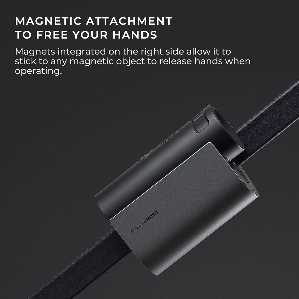 HOTO Golf Laser Rangefinder – Slope + Flag-Lock Digital Laser Measuring Tool, 1100-1200 Yard Range, 6× Magnification, USB-C Rechargeable, IPX4 Weather-Resistant - Hoto India