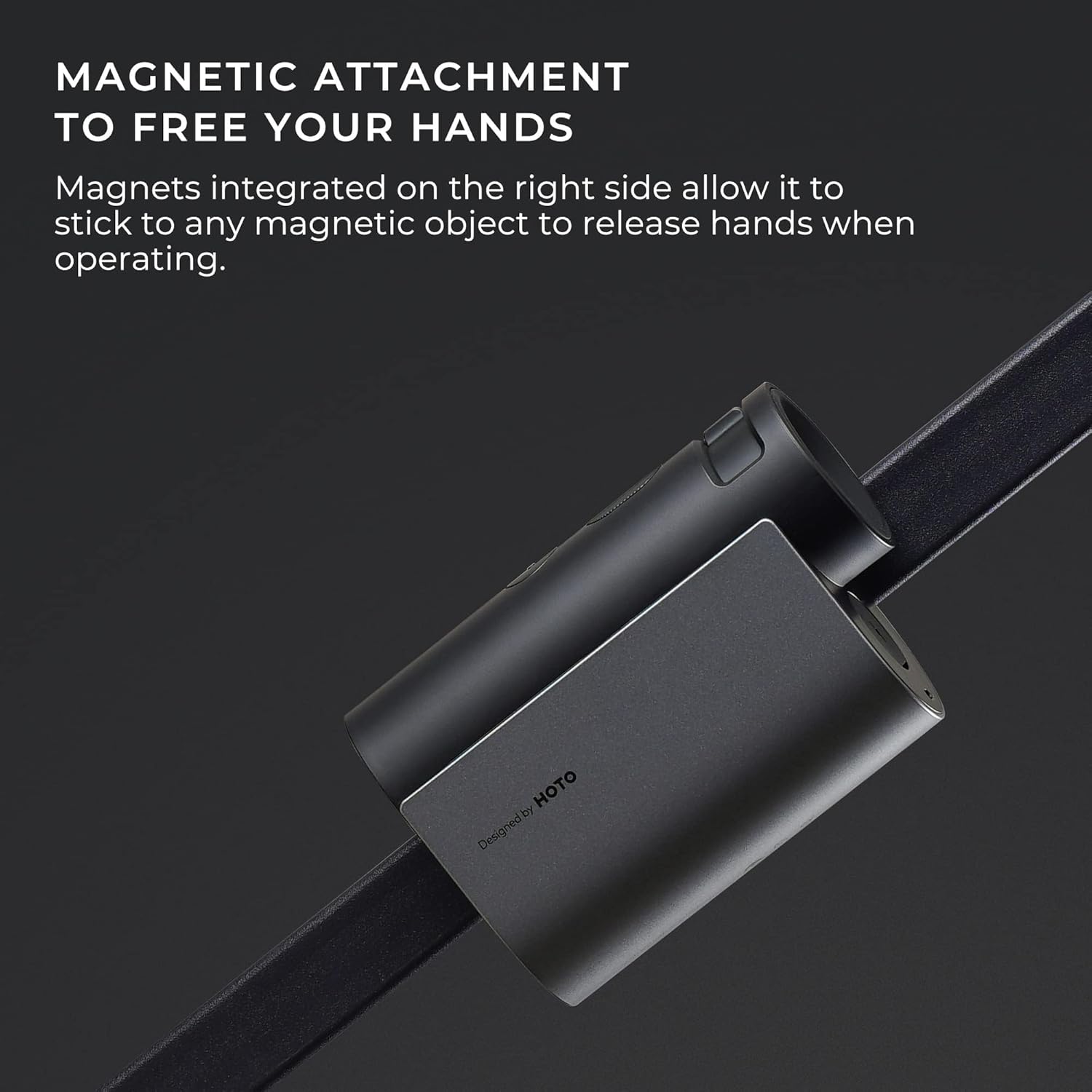 HOTO Golf Laser Rangefinder – Slope + Flag-Lock Digital Laser Measuring Tool, 1100-1200 Yard Range, 6× Magnification, USB-C Rechargeable, IPX4 Weather-Resistant - Hoto India