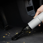 HOTO 4-in-1 Portable Mini Cordless Air Duster & Vacuum | Blow, Vacuum, Inflate & Deflate | Rechargeable High-Power Cleaner for Keyboard, Camera, Car & Home (HOE0018US-S / QWCXA001)