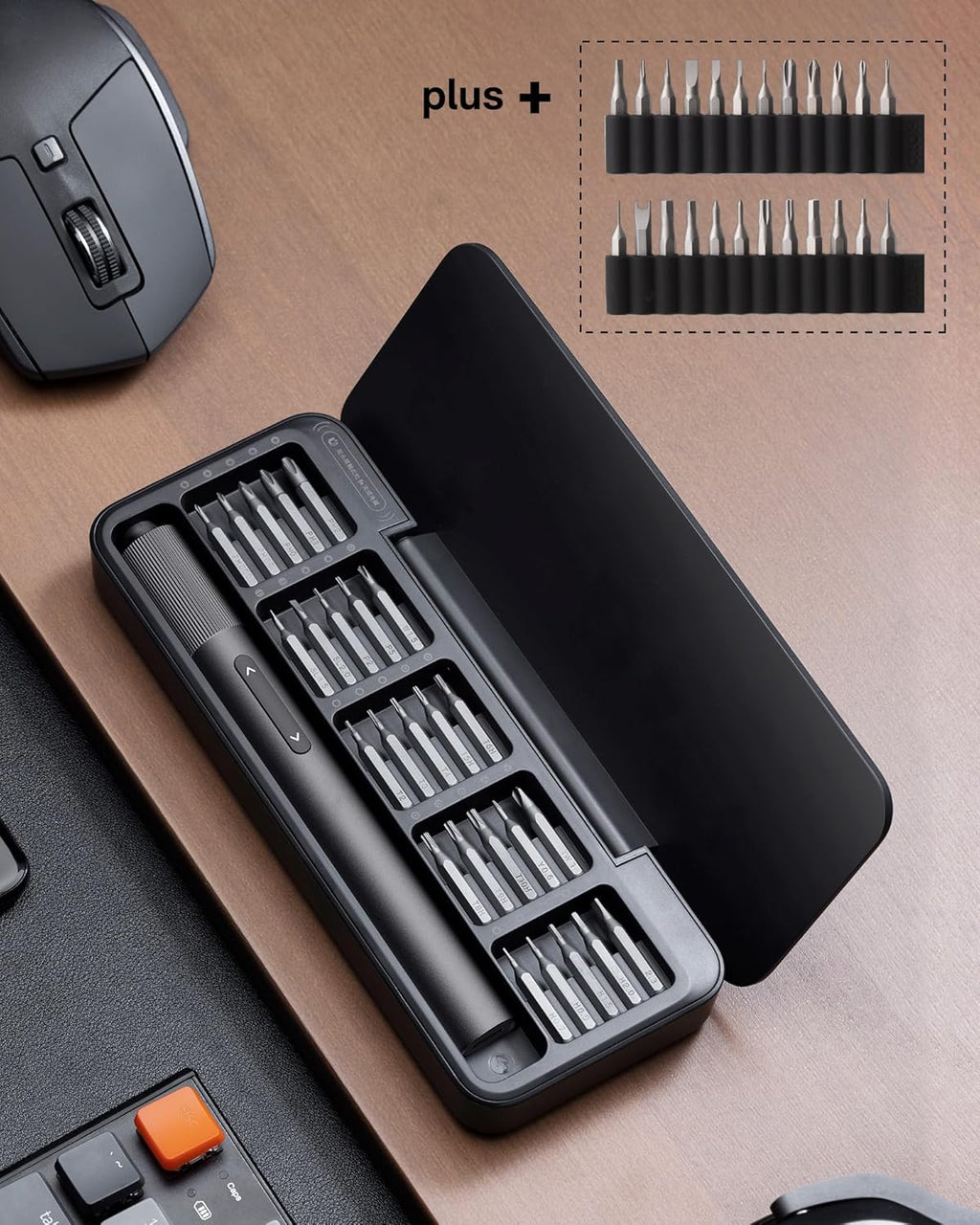 HOTO Precision Screwdriver ADV Set | 48-in-1 Magnetic Bits, Aluminum Alloy Body, Rotating Cap | Professional Repair Tool Kit for Mobile, Laptop, Watches & Electronics - Hoto India