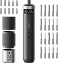 HOTO PixelDrive Cordless Screwdriver Set – Smart Display, 6 Torque Settings, 30 Bits (QWLSD014/HTE0033GL)