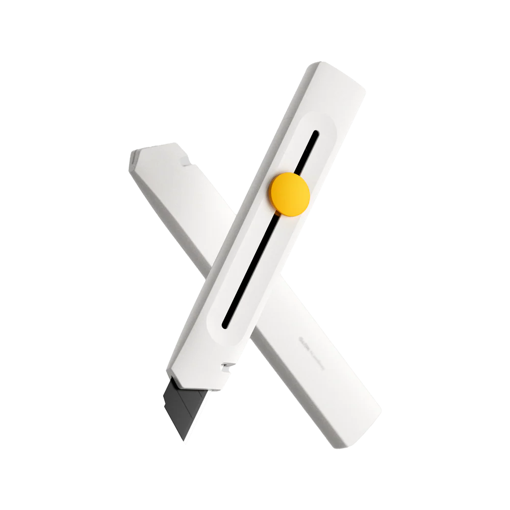 HOTO Premium Utility Knife – Heavy-Duty Retractable Cutter with Quick-Change Blade, Ergonomic Anti-Slip Grip for Packaging, DIY & Warehouse Use - Hoto India