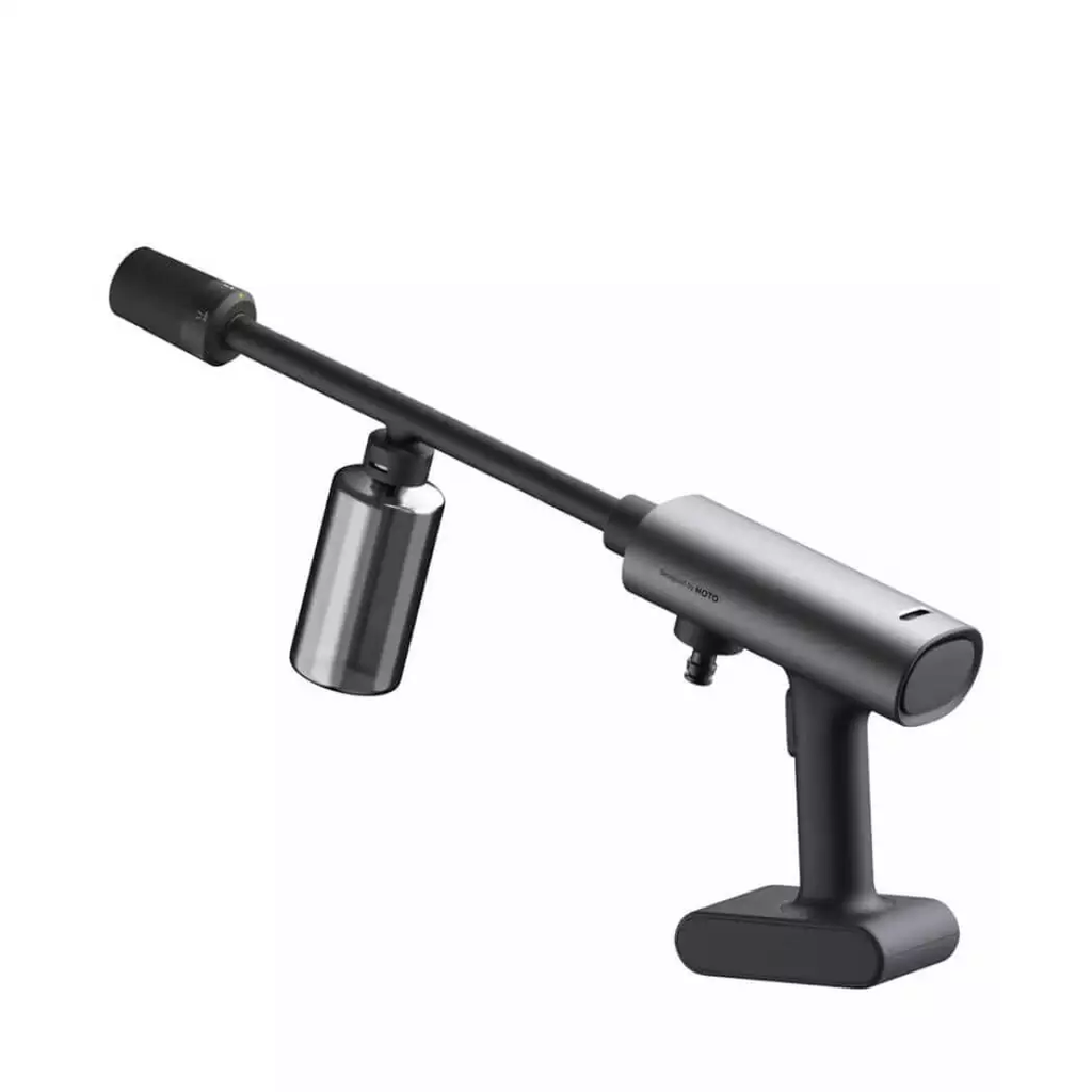 HOTO 20V Cordless Power Washer Pro, Portable Power Cleaner, USB-C Rechargeable, 5-in-1 Nozzle, 2.5Ah Battery, 290 Psi for Washing Car/Fence/Floor Cleaning/Watering (HTT0023EU / QWXCJ002)