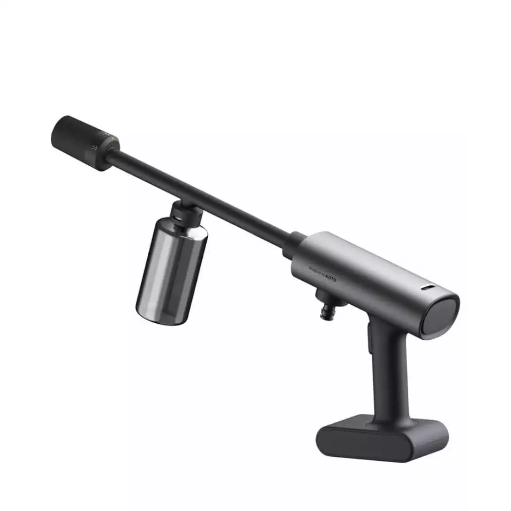 HOTO 20V Cordless Power Washer Pro, Portable Power Cleaner, USB-C Rechargeable, 5-in-1 Nozzle, 2.5Ah Battery, 290 Psi for Washing Car/Fence/Floor Cleaning/Watering (QWXCJ002)