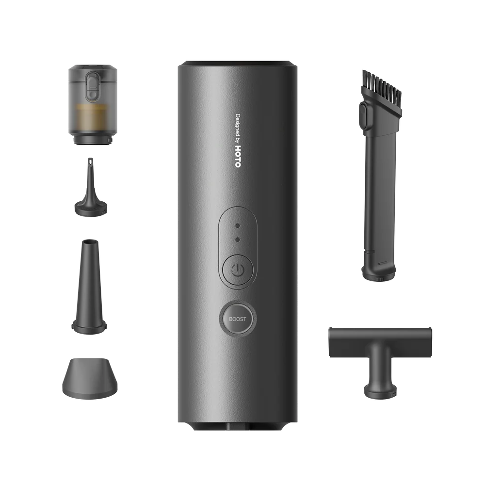 HOTO 4-in-1 Air Duster & Vacuum – Handheld 20,000 Pa Strong Suction, Blower/Inflator, Compact for Car, Desk & Home Use - Hoto India