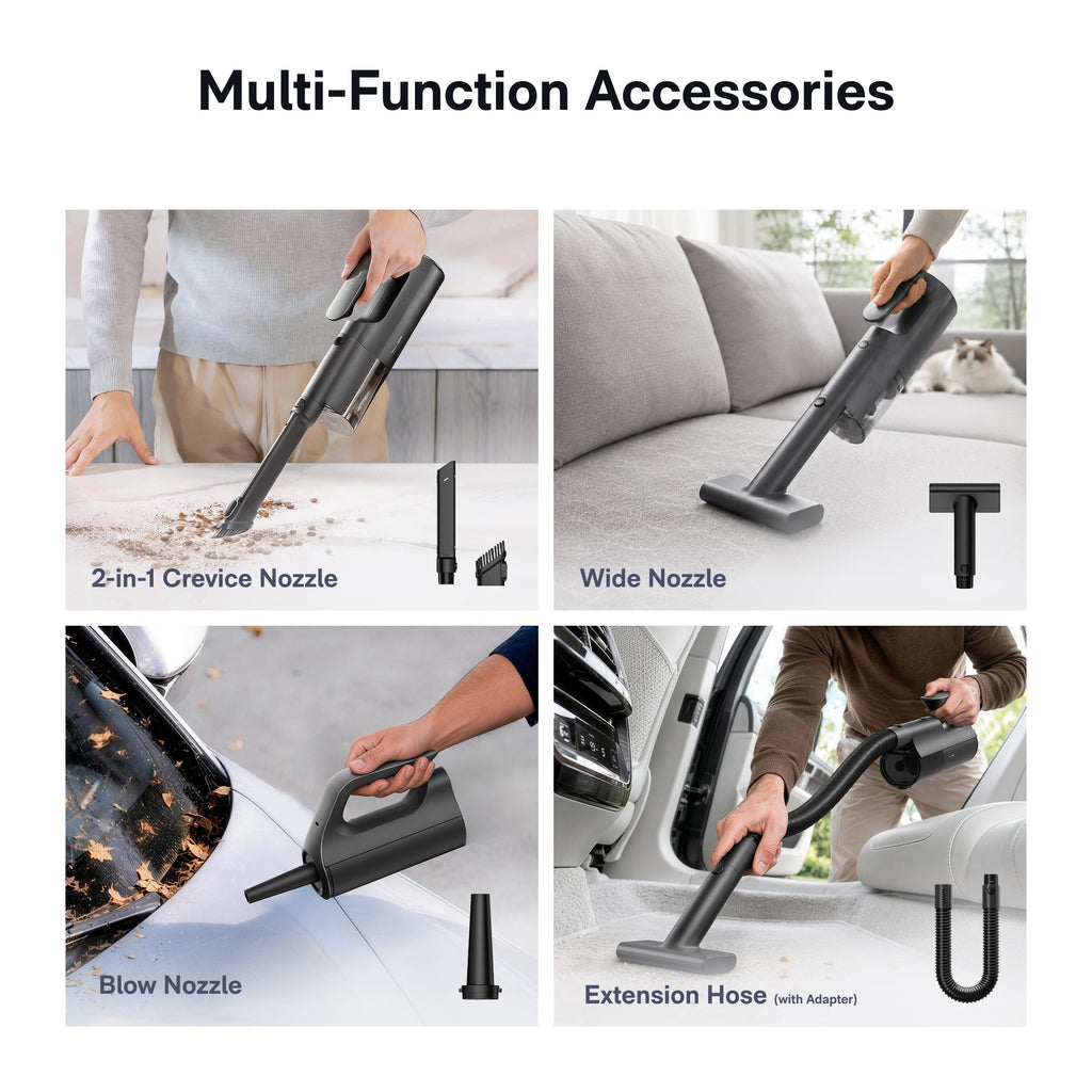HOTO BlowVac handheld vacuum – Car, home and outdoor applications