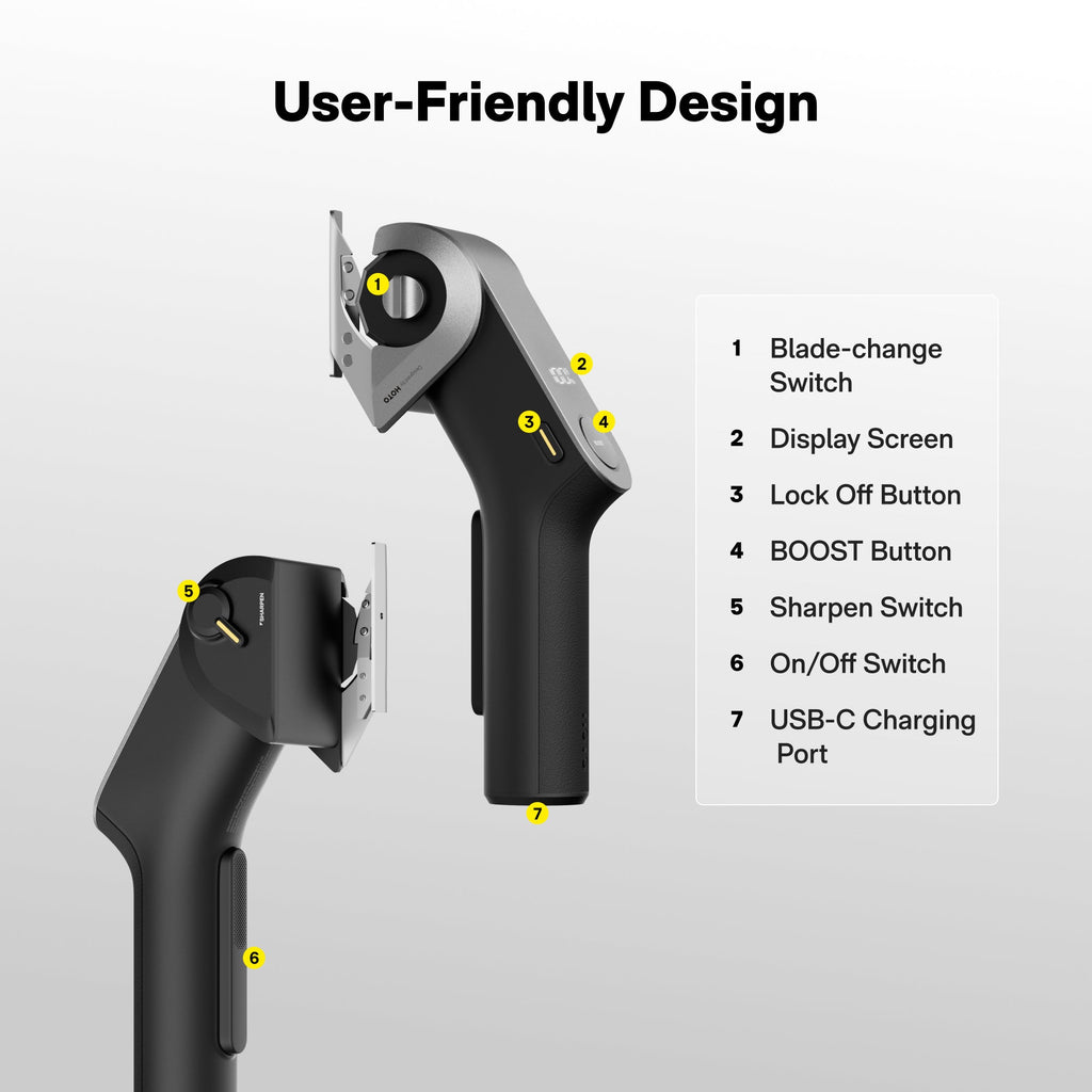 HOTO HOTO EdgeFlow Cordless Electric Scissors