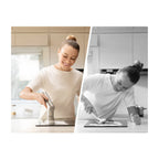 HOTO Electric Kitchen Spin Scrubber, 9-in-1 Power Cleaning Brush Set, 300 RPM High-Torque Motor, IPX7 Waterproof, 4000mAh Rechargeable Battery, Multi-Surface Cleaner for Kitchen Sink, Tiles, Stovetops & Bathroom - Hoto India