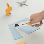 HOTO Premium Utility Knife – Heavy-Duty Retractable Cutter with Quick-Change Blade, Ergonomic Anti-Slip Grip for Packaging, DIY & Warehouse Use - Hoto India