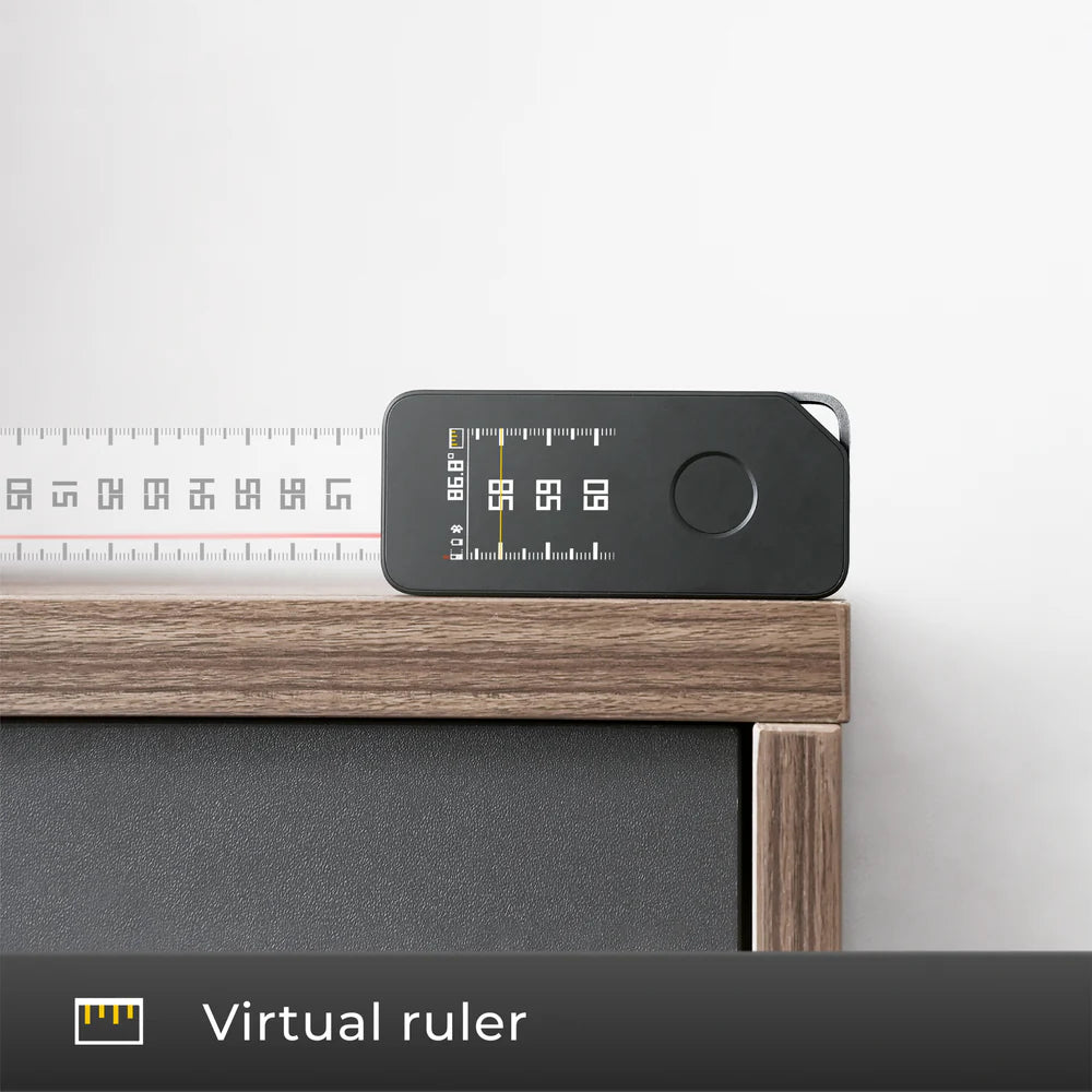 HOTO Laser Measure Pro – Smart Digital Laser Distance Meter (Up to 50 m/164 ft), Bluetooth App Sync, 5 Measuring Modes, USB-C Rechargeable - Hoto India