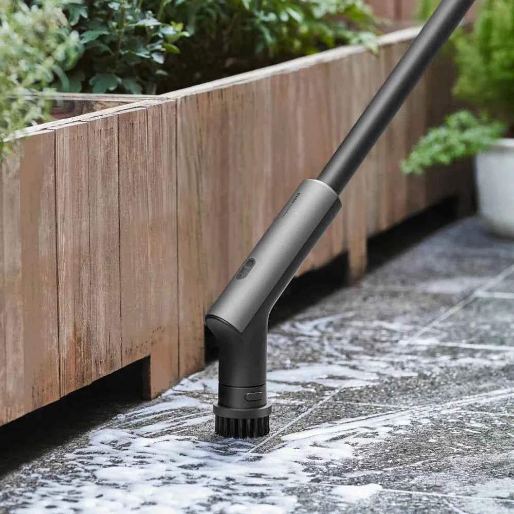 HOTO Electric Spin Scrubber – Cordless Long-Handle Cleaning Brush with 6 Replaceable Heads, IPX7 Waterproof, Up to 110 Min Runtime, for Bathroom, Floor, Tile & Kitchen