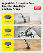 HOTO Replacement Pads for Electric Spin Scrubber | Soft & Durable Cleaning Pads | Easy-Fit Accessories for Kitchen, Bathroom & Multi-Surface Cleaning (HFE0008GL / QWFGJ004)