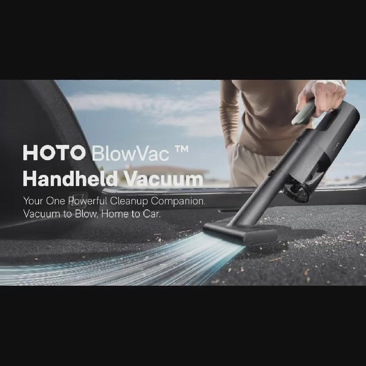 HOTO BlowVac handheld vacuum and blower product video